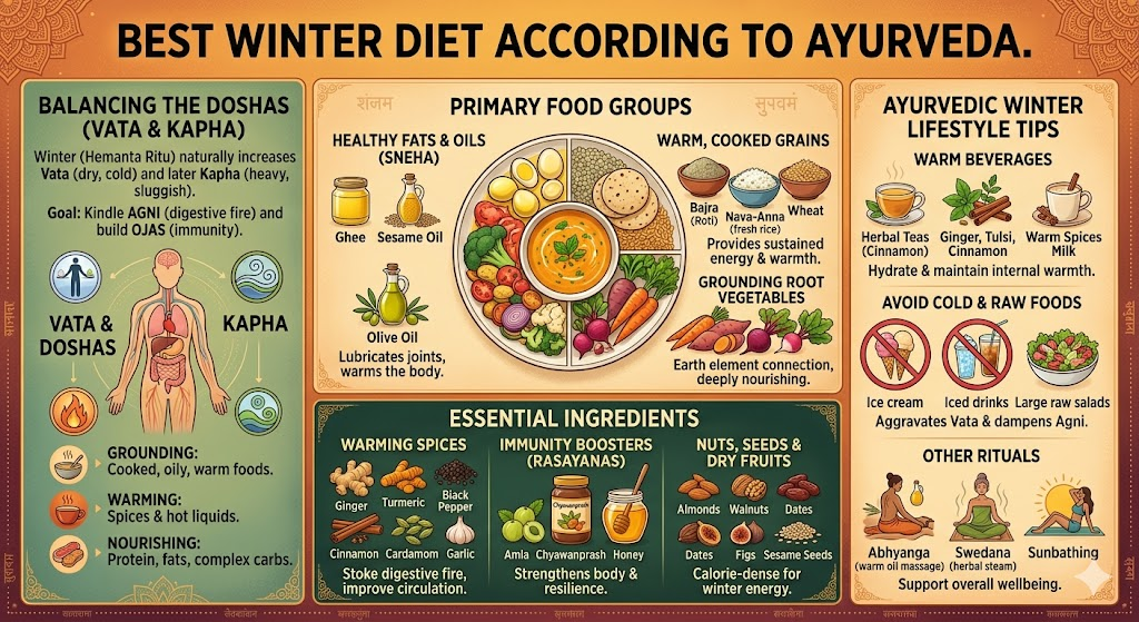 Best Winter Diet According to Ayurveda