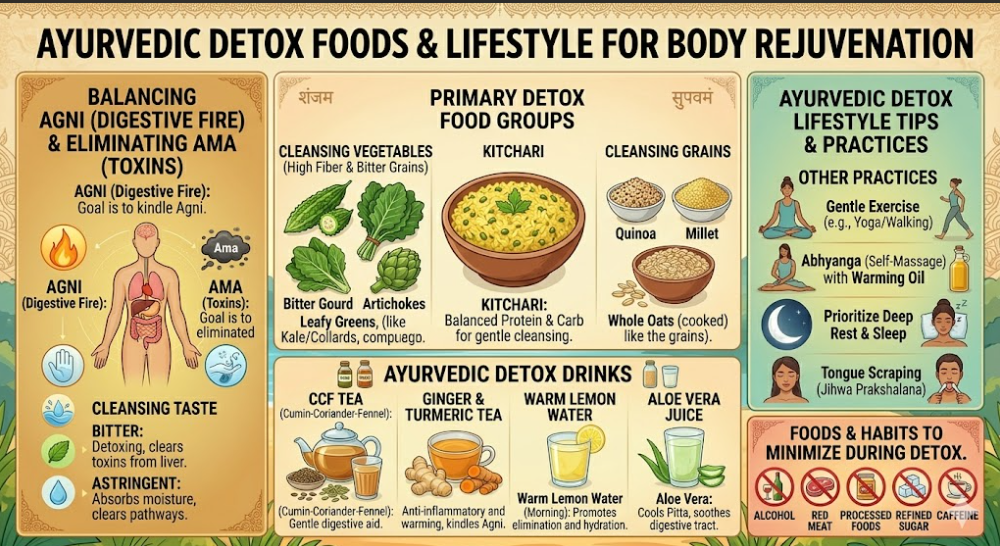 Ayurvedic Detox Foods for the Body