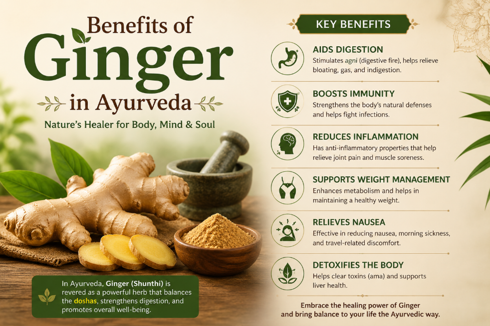 Benefits of Ginger in Ayurveda